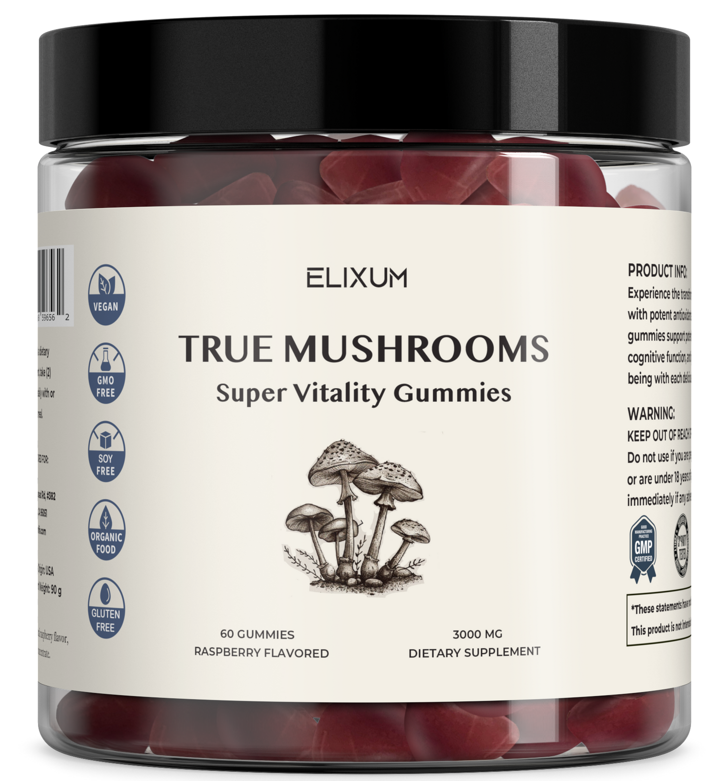 True Mushroom Daily Gummies