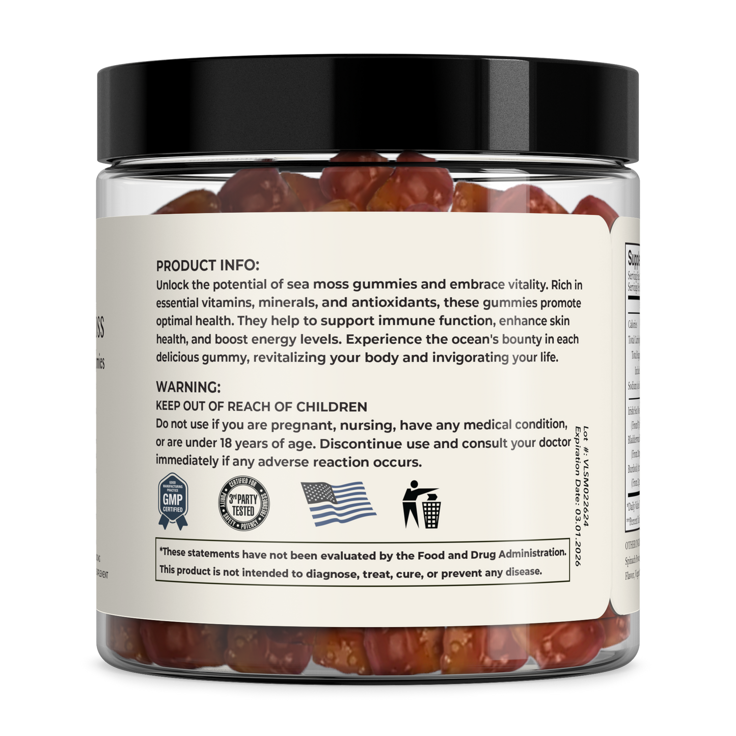 Elixum Sea Moss Gummies