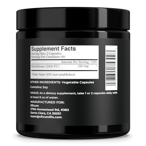 Elixum Nattokinase - 5000 FU