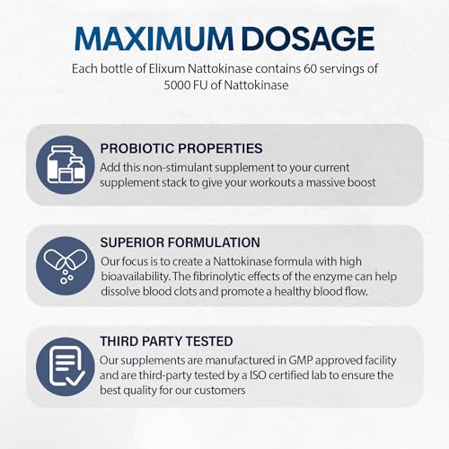 Elixum Nattokinase - 5000 FU